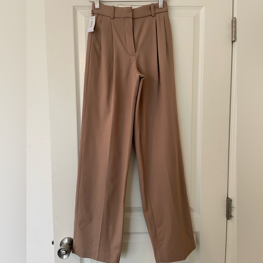 Aritzia Babaton pleated wide-leg pant